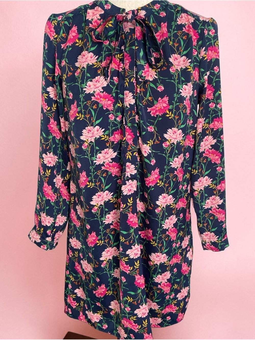 Old Navy Women’s Floral Dress Small Slip/Lined Lightweight Short EUC - Picture 3 of 7